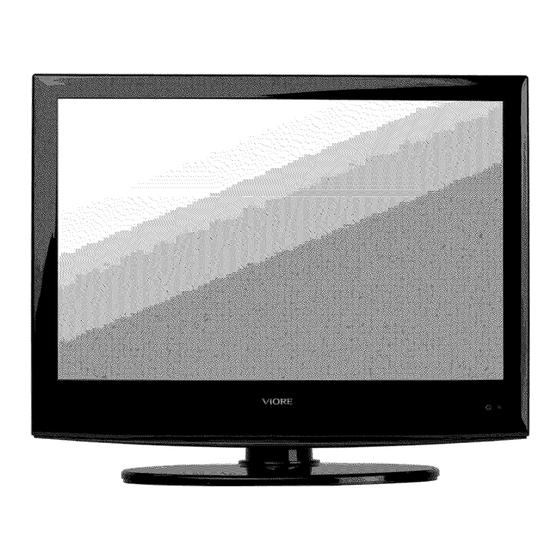 VIORE LC22VX60PB Operating Instructions Manual