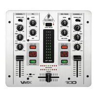 Behringer Pro Mixer VMX100 User Manual