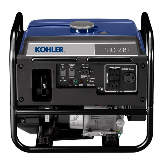 Kohler PRO 2.8 i Owner's Manual