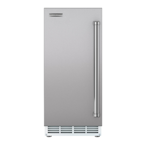 SUBZERO UNDERCOUNTER ICE MACHINE INSTALLATION & OPERATION MANUAL Pdf