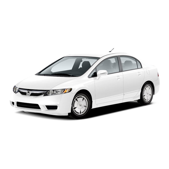 Honda Civic Hybrid 2009 Owner's Manual