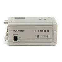 Hitachi HV-C20 Operation Manual