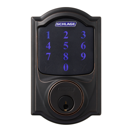 NDE NDA Series Wireless Lock User Manual Users Manaul Schlage Lock