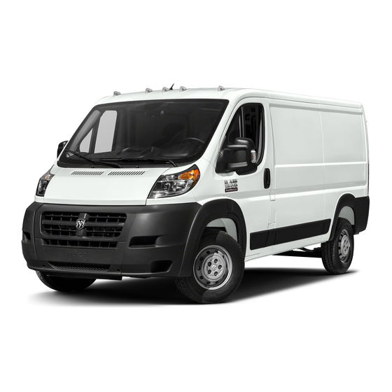 RAM 2014 PROMASTER OWNER'S MANUAL Pdf Download | ManualsLib