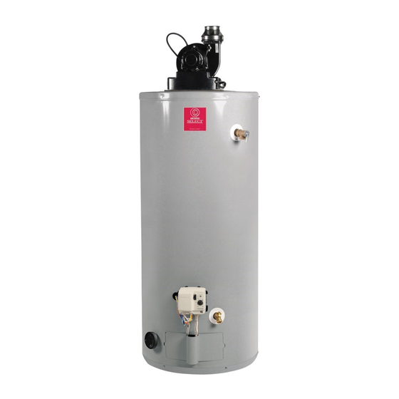 Reference Parts Listing - State Water Heaters GS6 40 YBVIS Installation And  Operating Manual [Page 50] | ManualsLib