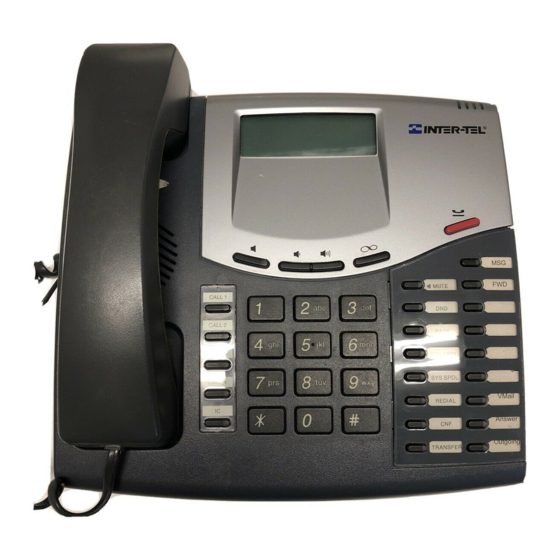 INTERTEL 8520 USER MANUAL Pdf Download ManualsLib