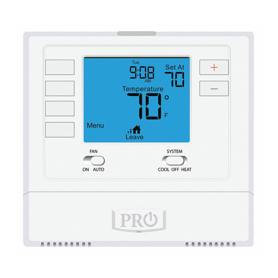 PRO 1 IAQ T705 OPERATING MANUAL Pdf Download ManualsLib