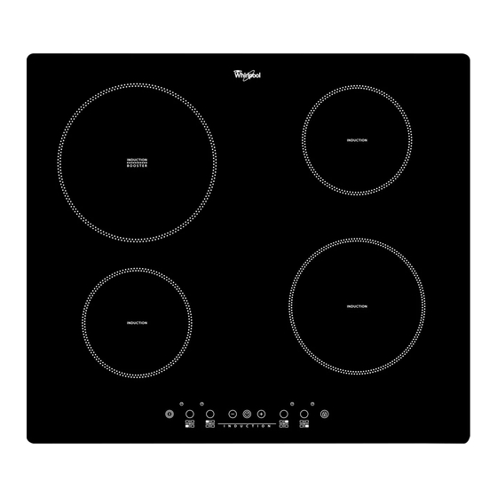 Whirlpool Electric Hob Instructions For Use Manual