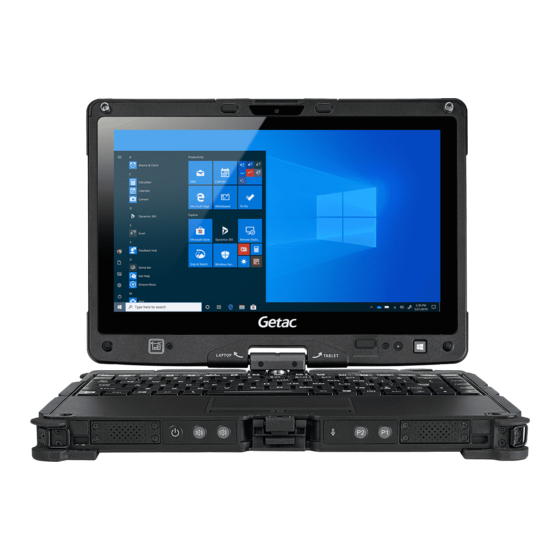 GETAC V110 USER MANUAL Pdf Download | ManualsLib