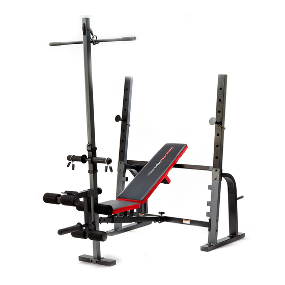 WEIDER PRO 550 BENCH USER MANUAL Pdf Download ManualsLib