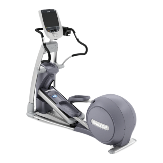 Precor CROSSTRAINER EFX 883 Assembling And Maintaining Manual