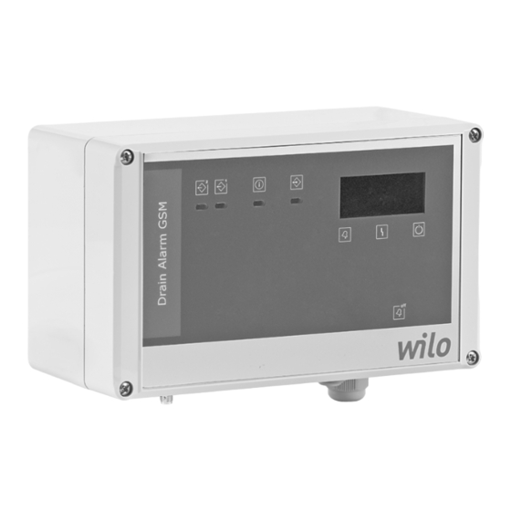 Wilo Control DrainAlarm Installation And Operating Instructions Manual