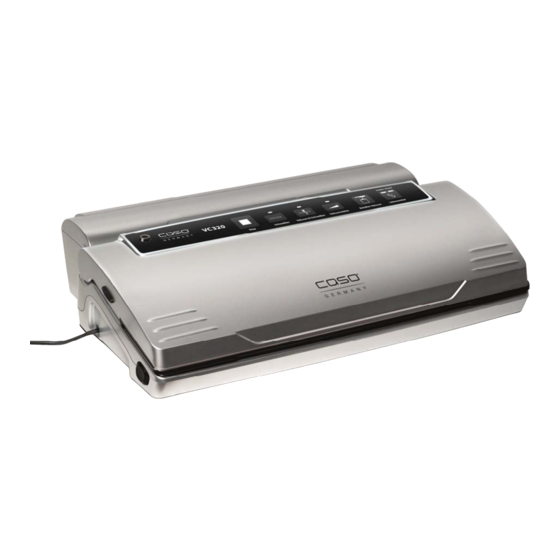 Caso VC320 Pro Instruction Manual