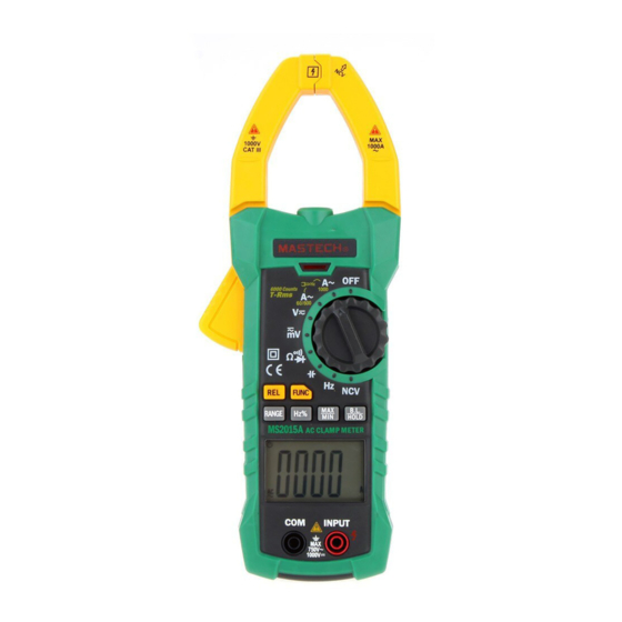Mastech MS2015A User Manual