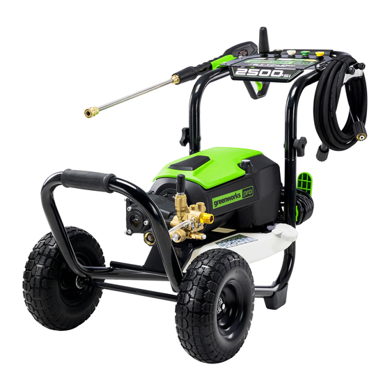 GreenWorks Pro GPW2500C Operator's Manual