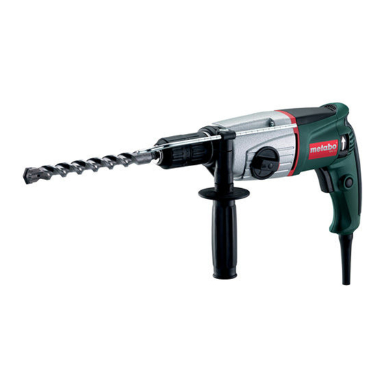 Metabo BH 20 Original Instructions Manual