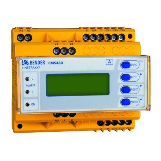 Bender CMS460-D4 Quick Start