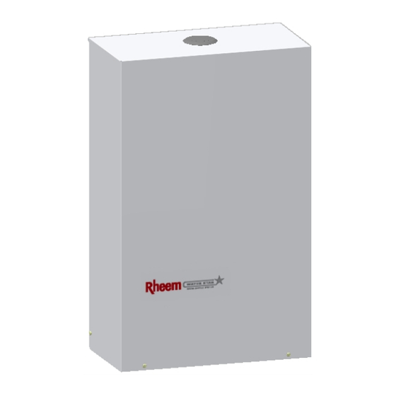 Rheem Water Star Owner's Manual And Installation Instructions