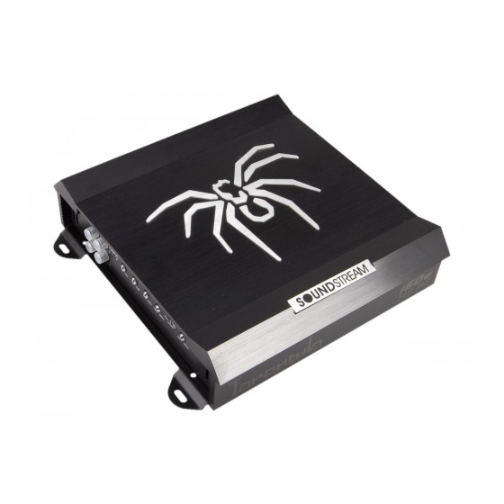 Soundstream Tarantula TA2.160 Amplifier Manuals