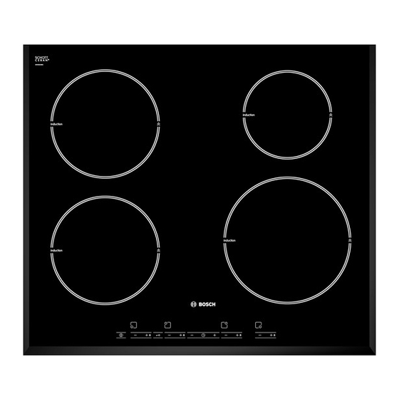 Bosch PIE651T14E Installation Instructions Manual