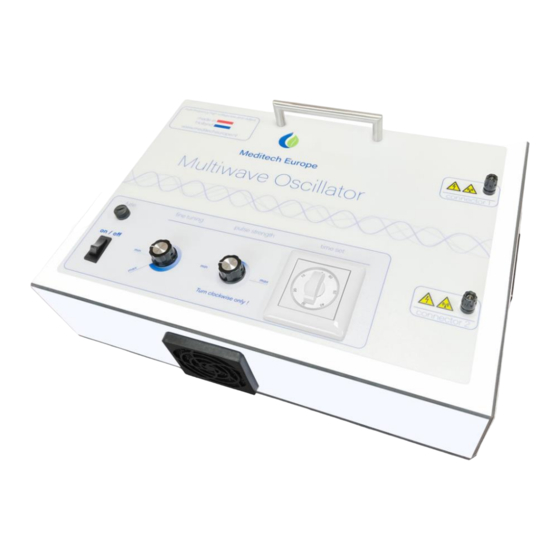 Meditech Europe MultiWave Oscillator Operating Instructions Manual