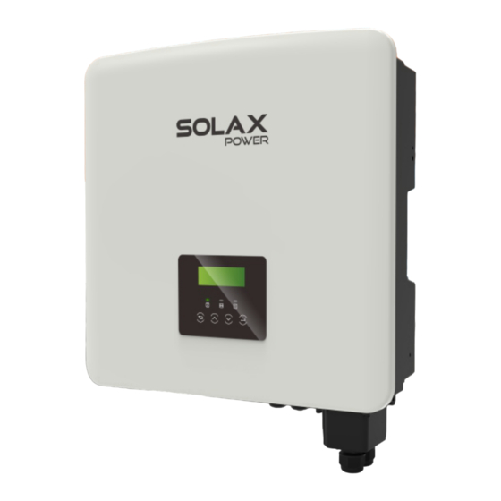 SolaX Power X3-Fit-G4 Installation Manual