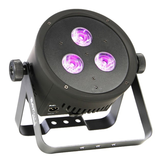 User Manuals: Varytec BAT.PAR 3 RGBW LED PAR Light