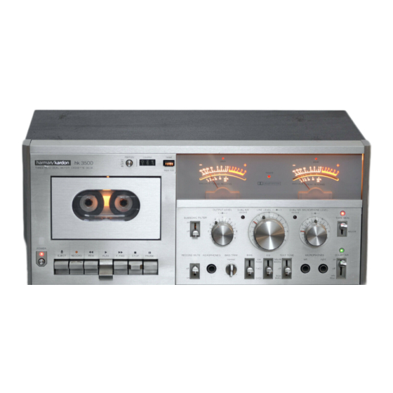 Harman Kardon HK 3500 Technical Manual