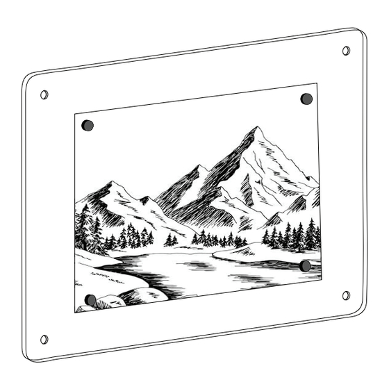 FAB GLASS AND MIRROR F1AC3M14X14CH Assembly Instructions