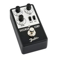 Fender BASSMAN COMP Quick Start Manual