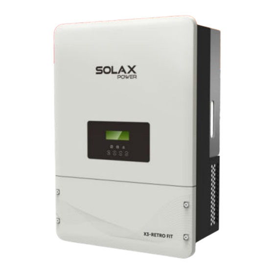 SolaX Power X3 FIT G4 User Manual