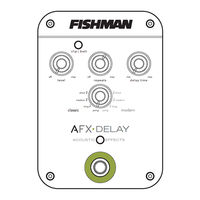 FISHMAN AFX DELAY Manual