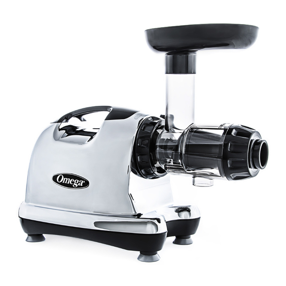 Omega Nutrition Center 8006 Specification Sheet
