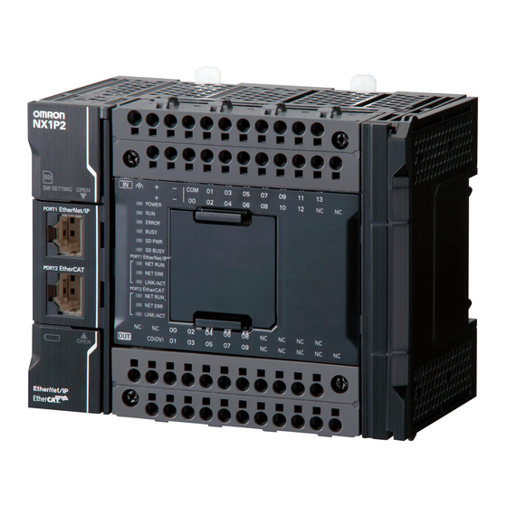 Omron NX1P Programming Manual