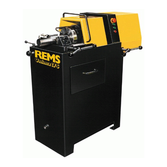 REMS Unimat 75 Operating Instructions Manual
