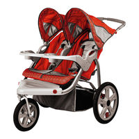 instep Double Seat Swivel WheelJogging Stroller User Manual
