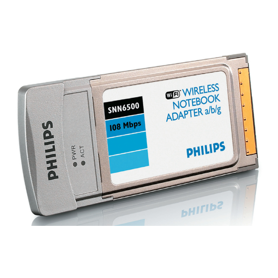 Philips SNN6500/00 Quick Start Manual