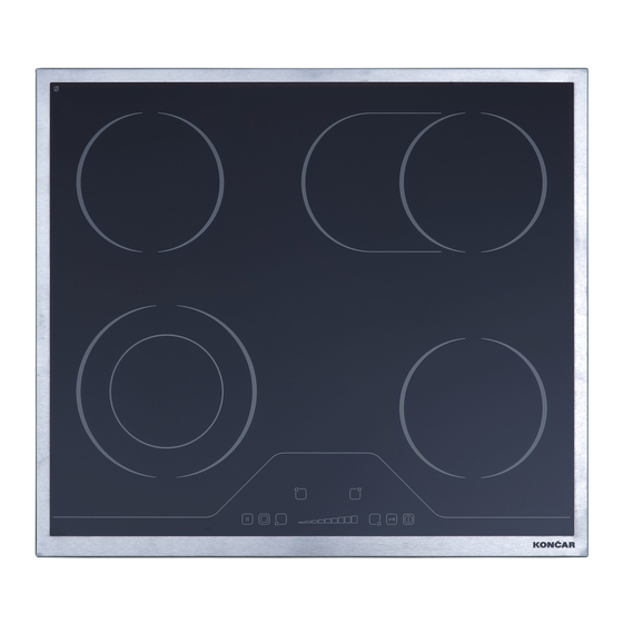 Koncar UKE6040KOCVSFF User Manual
