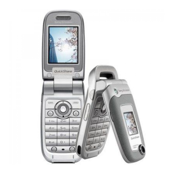 Sony Ericsson Z520a Working Instruction