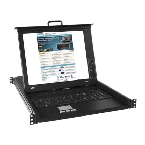 NTI RACKMUX-V17-N-8USBHDU Installation Manual