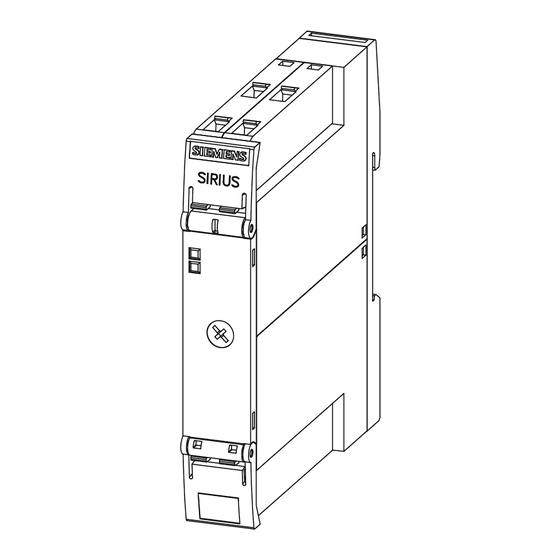 Siemens 3RP2505-1AW30 Operating Instructions Manual
