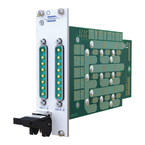 Pickering 40-666B Solid State Multiplexer Manuals