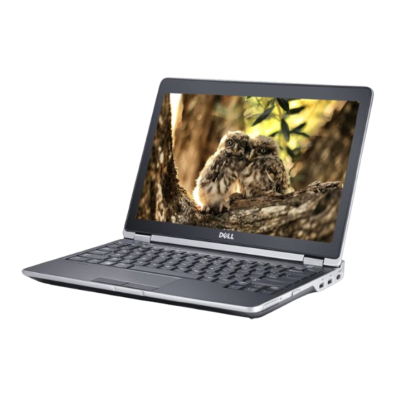 Dell Latitude E6220 Setup And Features Information