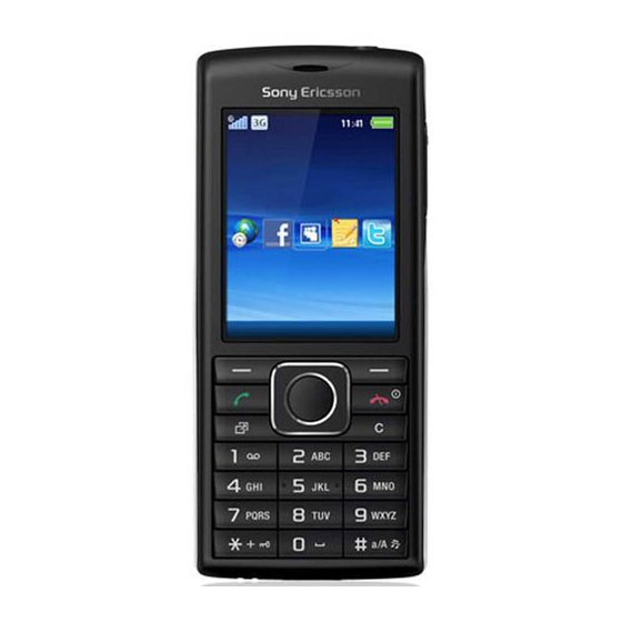 Sony Ericsson J108i Manuals