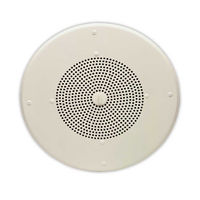Valcom Supervised Ceiling Speaker with Amplifier Installation Instructions