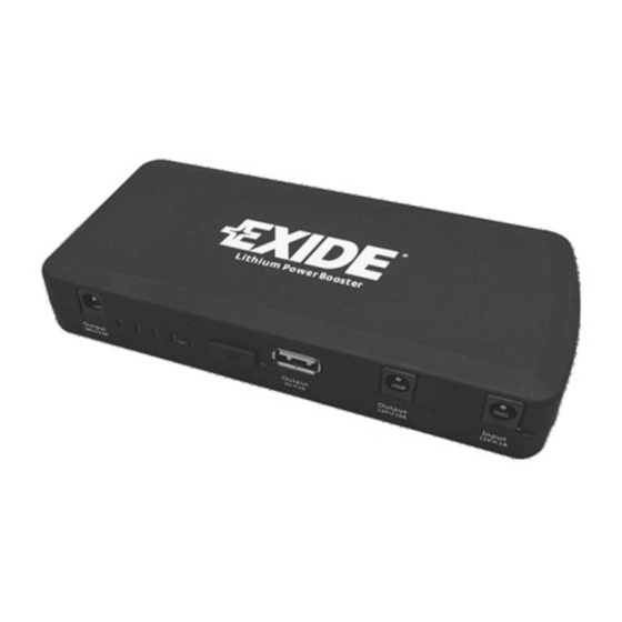Exide Lithium power Booster User Manual