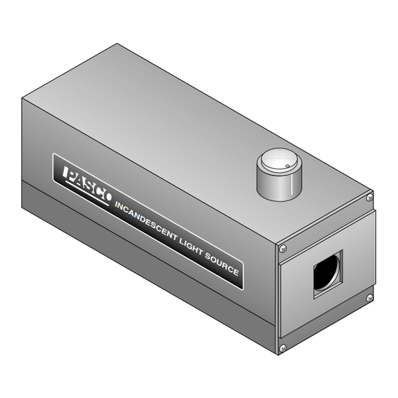 PASCO OS-9102C Quick Manual