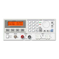 Gossen MetraWatt KONSTANTER SPL Series Operating Instructions Manual