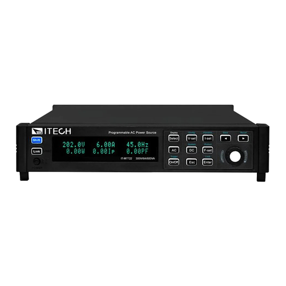 ITech IT-M7723 Programming Manual
