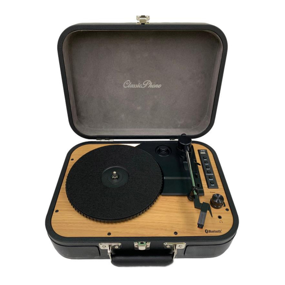 LENCO Classic Phono Instruction Manual
